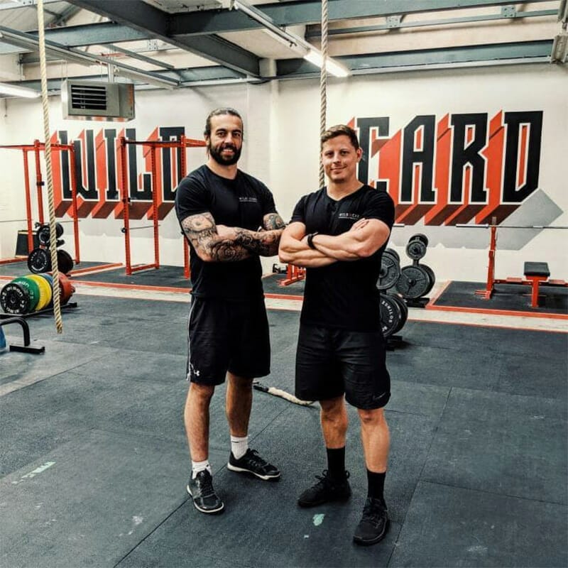 James Przybek and Alex Burrell owners of Wildcard Strength and Conditioning